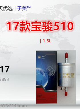 C717适配宝骏510 330 310 RS-5 宏光S3 荣光新卡 佳辰 之光汽油滤