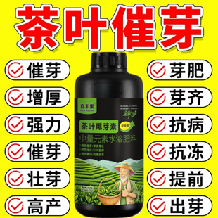 茶叶叶面肥催芽剂催芽王强力催芽暴新芽茶叶树提前发芽增产促长剂