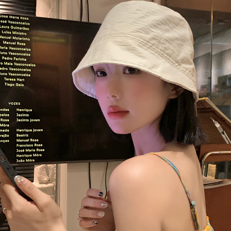 2025新款日系渔夫帽女夏季休闲潮