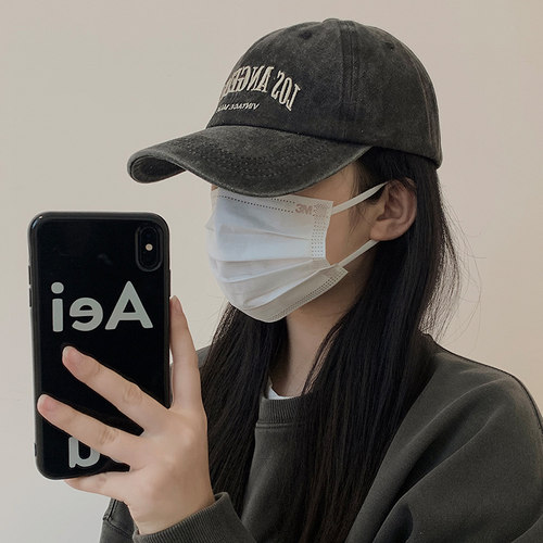 水洗做旧美式复古棒球帽