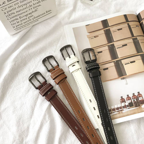 韩国复古休闲风潮人个性女士皮带