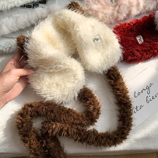 可爱猫耳朵毛绒绑带耳罩女冬加厚保暖防寒学生骑行耳暖耳捂子耳包