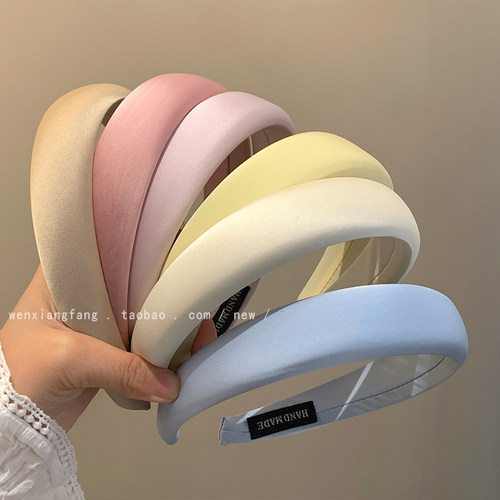 高级感宽压发发箍女款增高颅顶