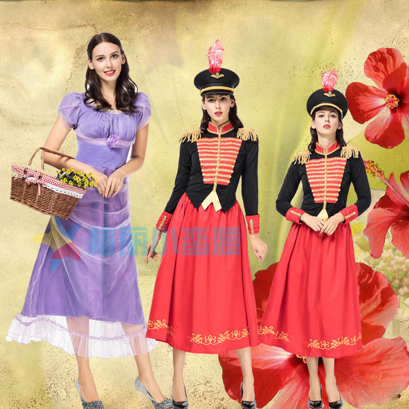 万圣节派对制服胡桃夹子与四个王国克拉拉女主成人同款骑士服装