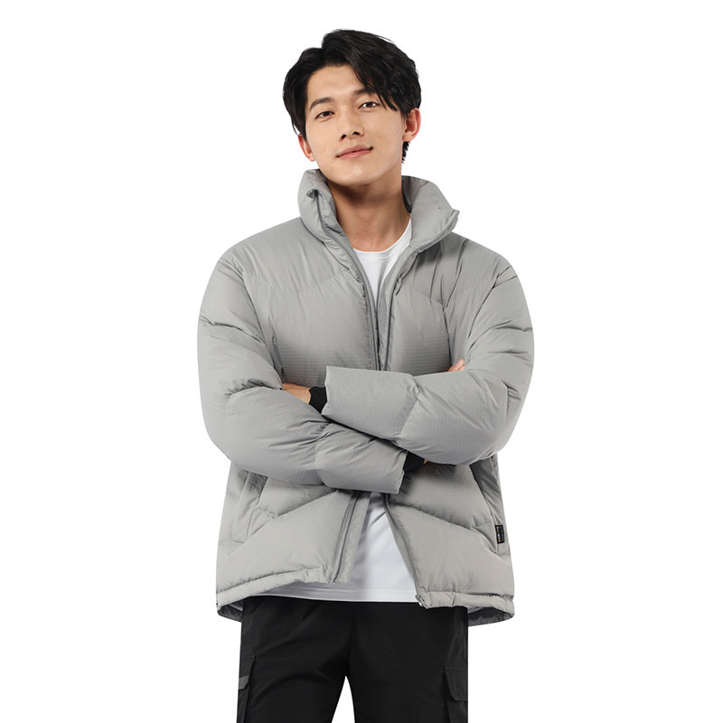 HUMTTO悍途男女秋冬户外加厚立领保暖透气休闲羽绒服外套47Y776