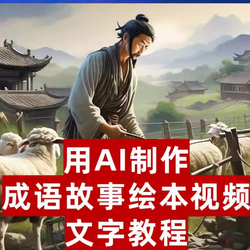 用AI制作成语故事绘本视频文字教程内附免费ai工具做成语故事绘本