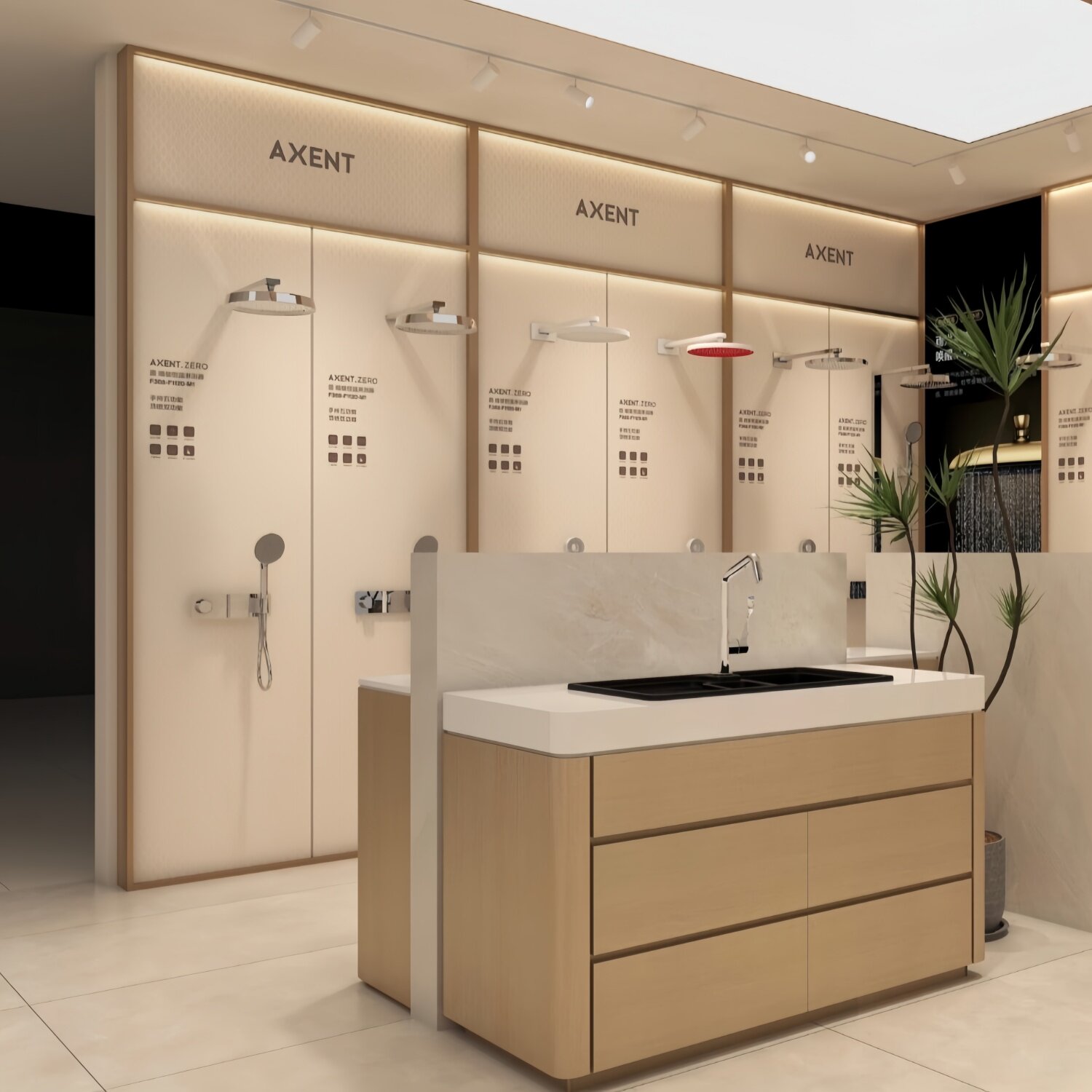 花洒展板展架淋浴挂板卫浴毛巾架水龙头展示柜马桶蹲便器展示台