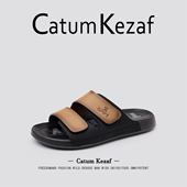 凉拖运动沙滩鞋 美国CatumKezaf一字拖鞋 高端男士 外穿2026夏季 男款