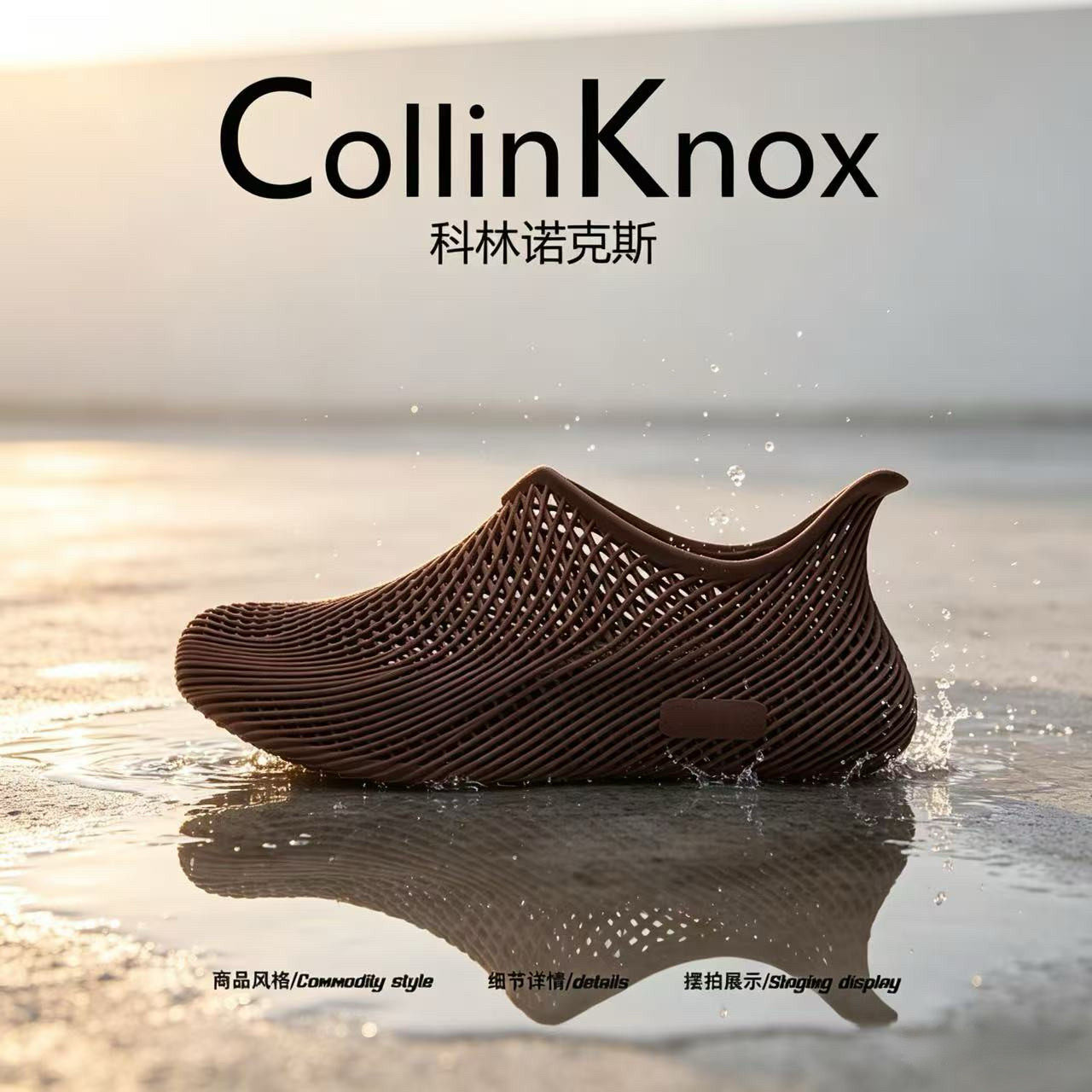 【超轻防滑】CollinKnox2026年夏季新款溯溪鞋厚底戏水露营男鞋