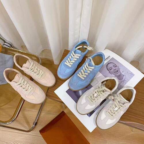 韩版真皮时尚休闲运动鞋女