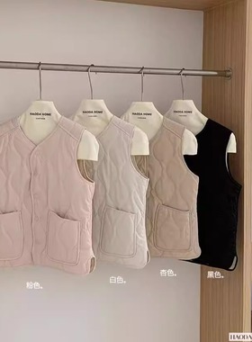 VK定制 韩版高定绵羊毛时尚马甲C950