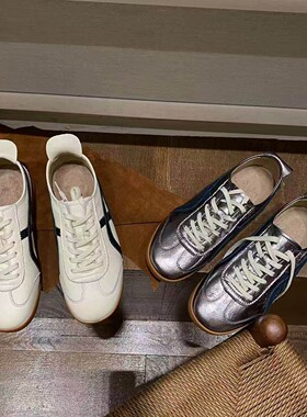 VK定制 韩版真皮时尚休闲运动鞋女MZ580R/MZ580-1R