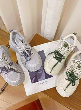 VK定制 韩版真皮时尚休闲运动鞋女2911-56