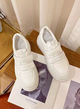 VK定制 韩版真皮时尚休闲运动鞋女