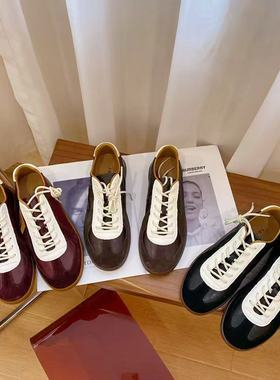 VK定制 韩版真皮时尚休闲运动鞋女6269
