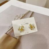 时尚 VK定制 韩版 925银针耳钉E79