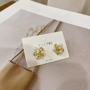 925银针耳钉E79 时尚 VK定制 韩版