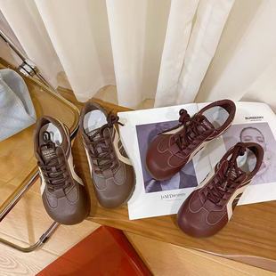 VK定制 韩版真皮时尚休闲运动鞋女168-3693