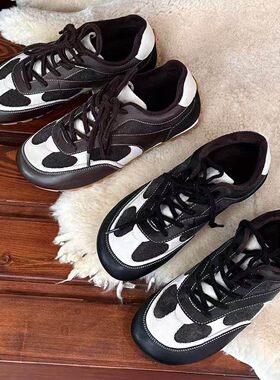 VK定制 韩版真皮时尚休闲运动鞋女250805-5