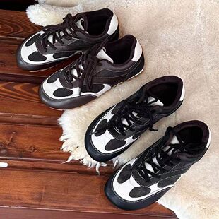 VK定制 韩版真皮时尚休闲运动鞋女250805-5