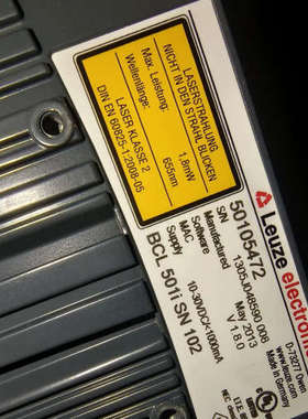 台州设备Leuze 50105472工业条码扫描，