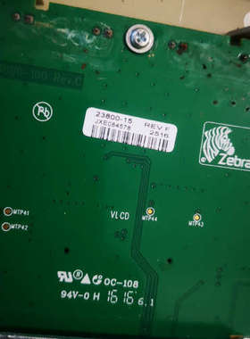 台州设备Zebra斑马105slplus控制面板按键面板条码标签