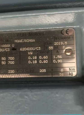 台州设备ABB三相异步电动机 MQEJ084301-ASAX，M