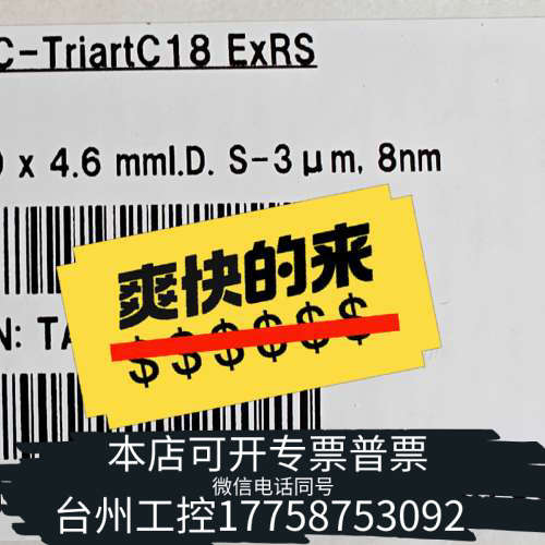 台州设备YMC-Triart C18 ExRS液相色谱柱，