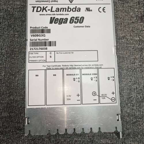 台州设备vega650电源V60BG3Q   V60DLIJ