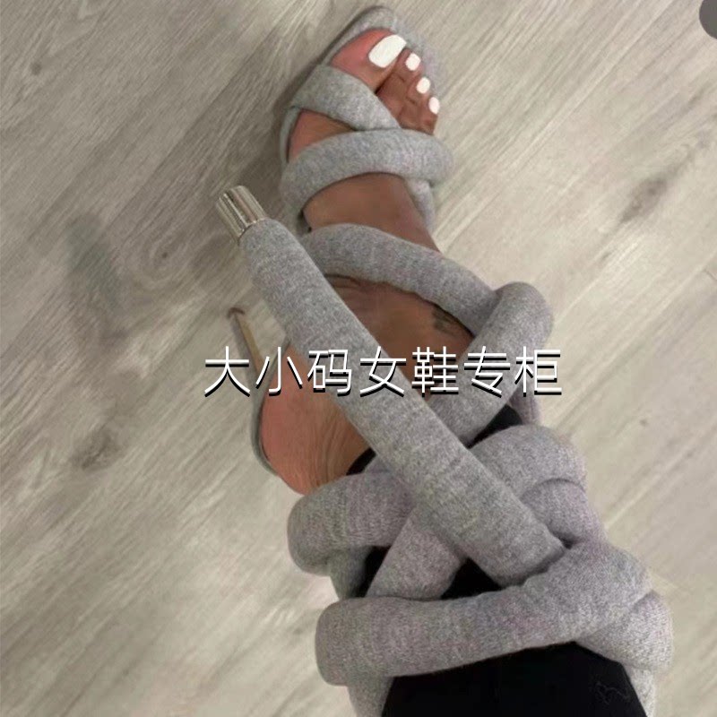 亚马逊速卖通性感时尚辣妹女凉靴