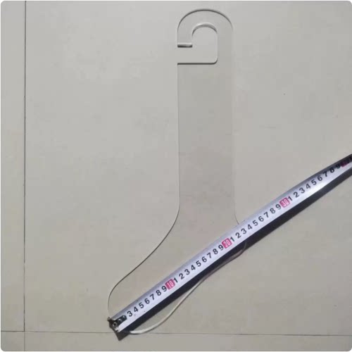 亚克力成人袜子展示袜道具透明撑袜板男士袜子挂板加大袜子模板