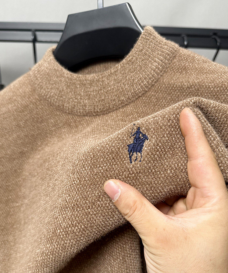 클래식 카 올인원 벨벳 플러스 벨벳 두꺼운 남성용 스웨터 남성용 하프 터틀넥 트렌디 한 겨울 따뜻한 니트 바닥 셔츠 남성용