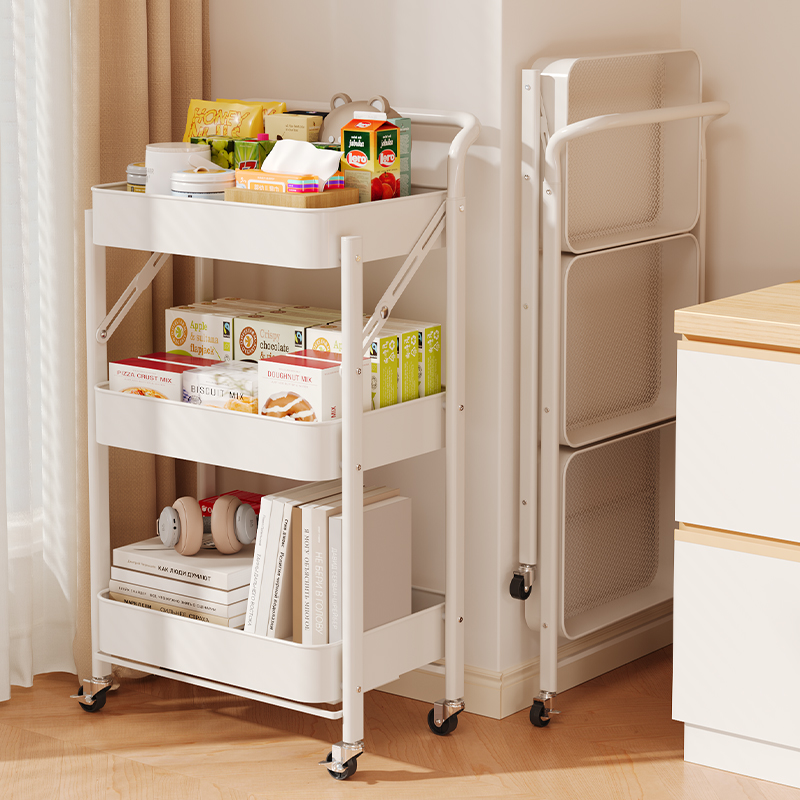 零食小推车现代简约风可移动收纳