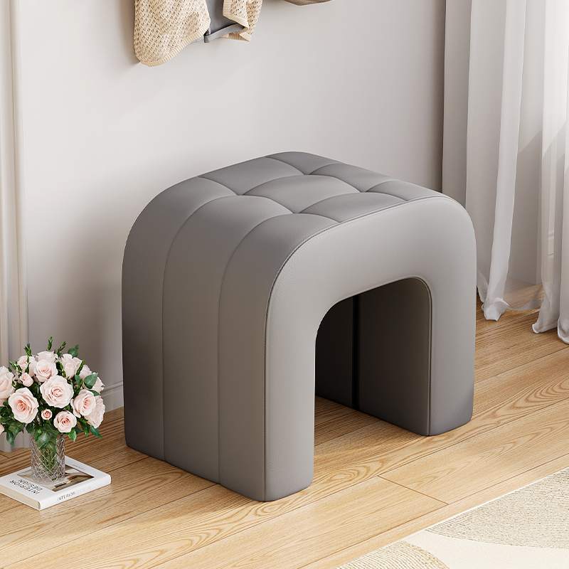 门口换鞋凳皮质凳沙发凳实木矮凳