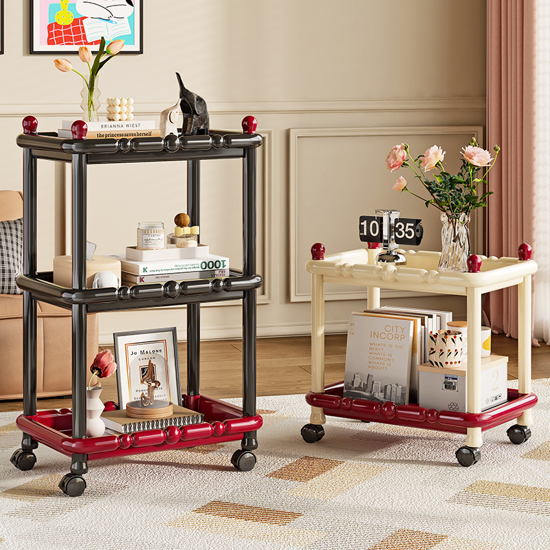 多巴胺小推车多层可移动收纳架子