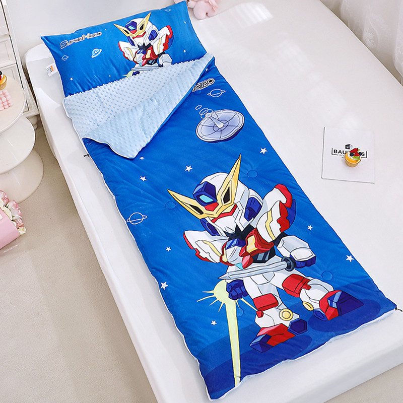 儿童防踢被神器春秋冬宝宝幼儿园睡袋小孩睡觉冬天中小童加厚被子