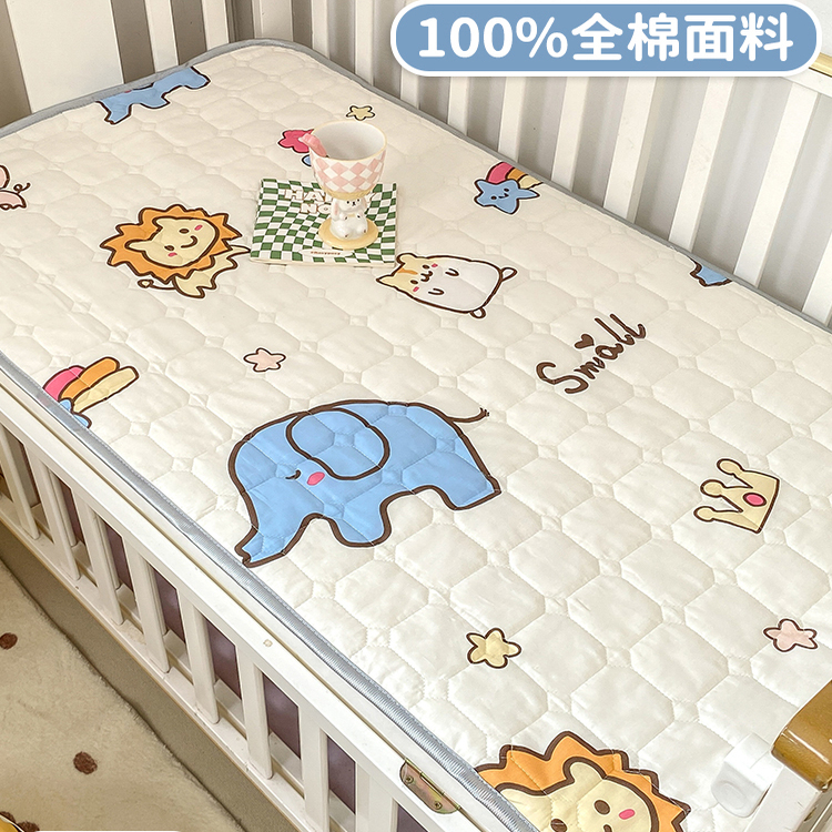 幼儿园防滑纯棉床盖小垫子