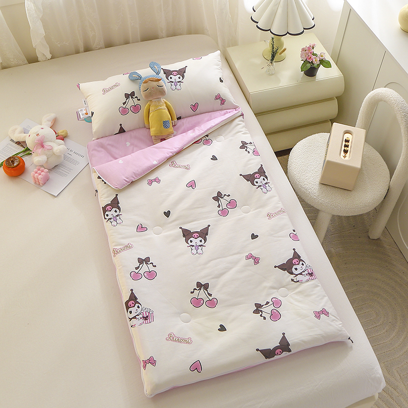 库洛米纯棉防踢被子秋冬款