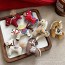 本命年可爱布艺小马胸针女款 毛衣配饰胸花新年儿童饰品冬 2025新款