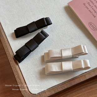 韩系甜美蝴蝶结发夹女士2026新款高端侧边碎发刘海夹精致发卡头饰