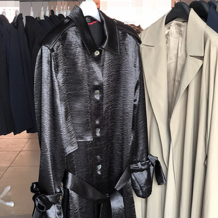 风衣 进口波光三醋酸混纺面料长款 日单高端品牌JOS PH4.7W