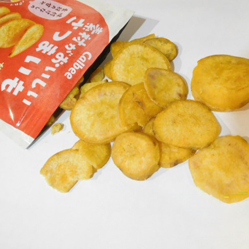 推荐！日本零食 Calbee卡乐比红薯片香脆安纳芋片红薯干薯片38g