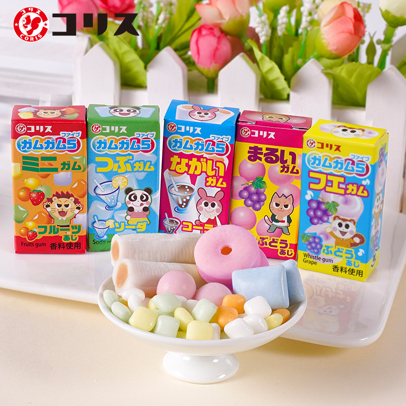 日本进口水果草莓味口香糖