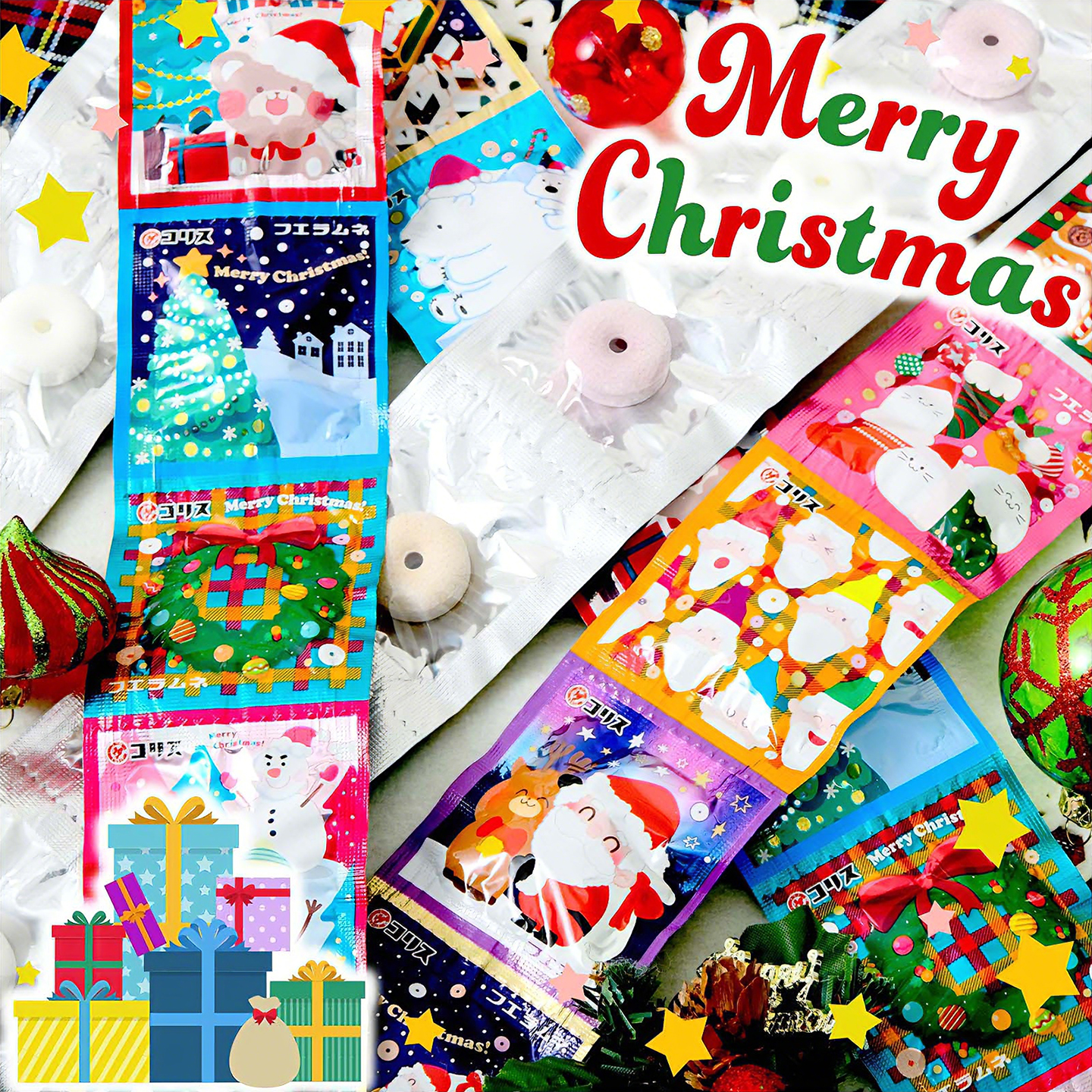 圣诞派对神器口哨糖9连包