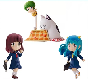 q版 福星小子迷你模型拉姆三宅忍小天被炉猫 迷你手办 PLUM 正版