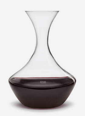 丹麦holmegaard无铅水晶玻璃红酒醒酒器醒酒瓶醒酒壶1L高22cm进口