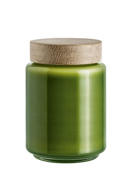 丹麦holmegaard无铅水晶玻璃食品密封罐奶粉罐谷物茶叶罐0.7L进口