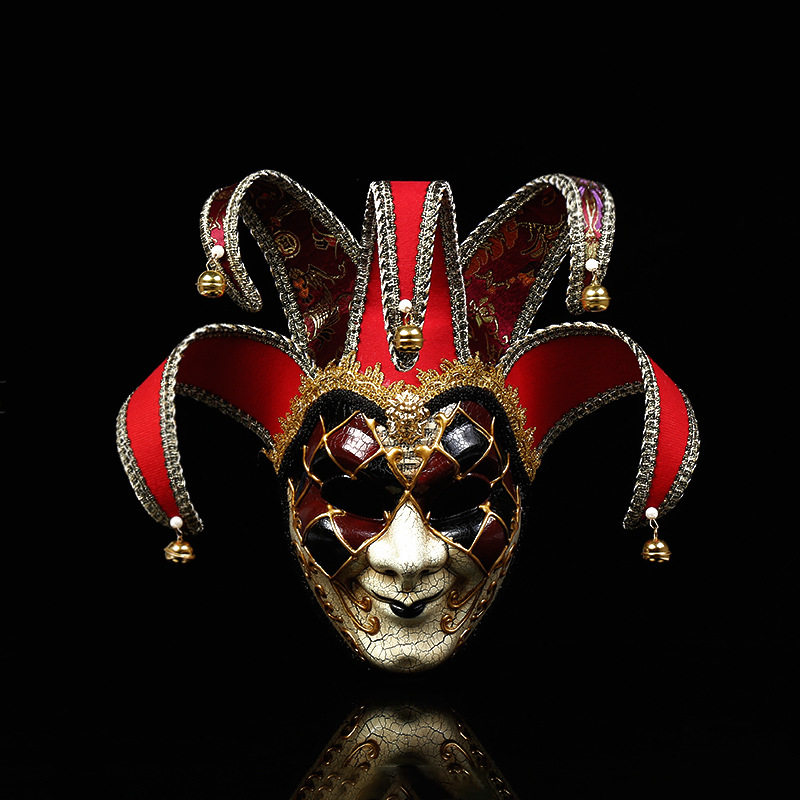 thumbnail for New Italian Venice clown mask male Halloween dance COSPLAY performance mask with weird personality