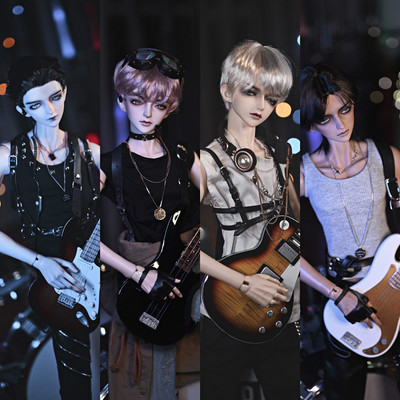 娃娃吉他琵琶古琴竹笛乐器人偶