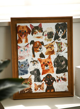 puffinkids海鹦&叁蒽公益拼图《流浪的灵魂》500片成人版治愈系